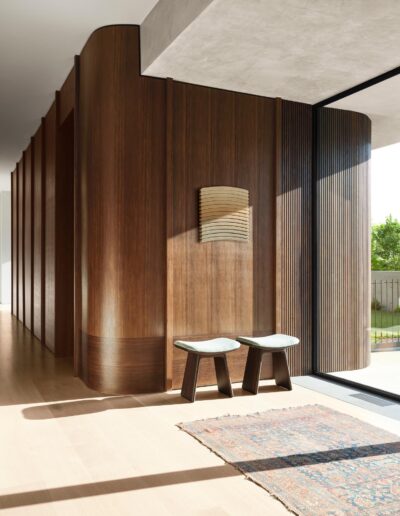 Interior design of walkway